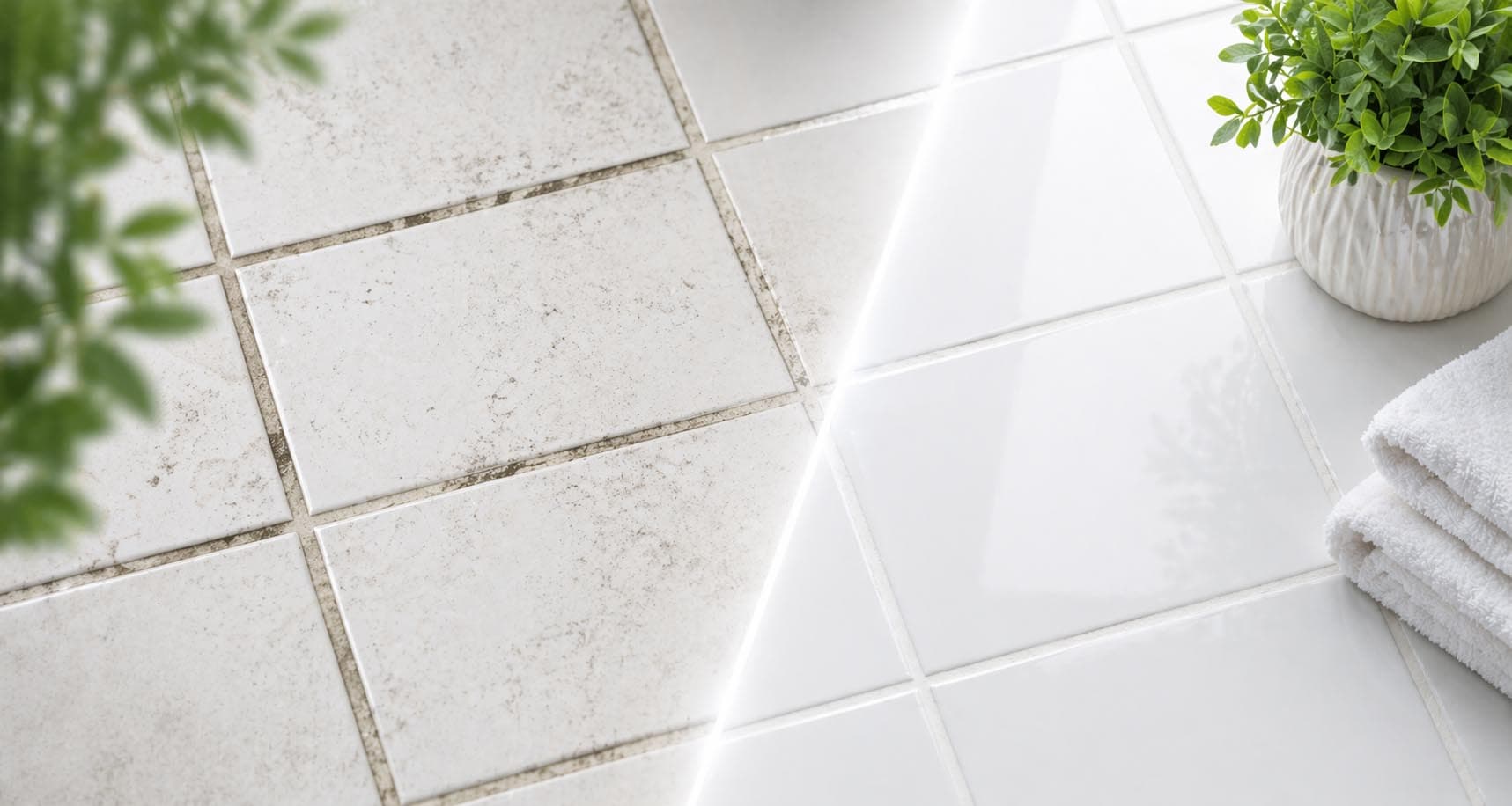 Beautifully restored tile and grout in a Central Florida home